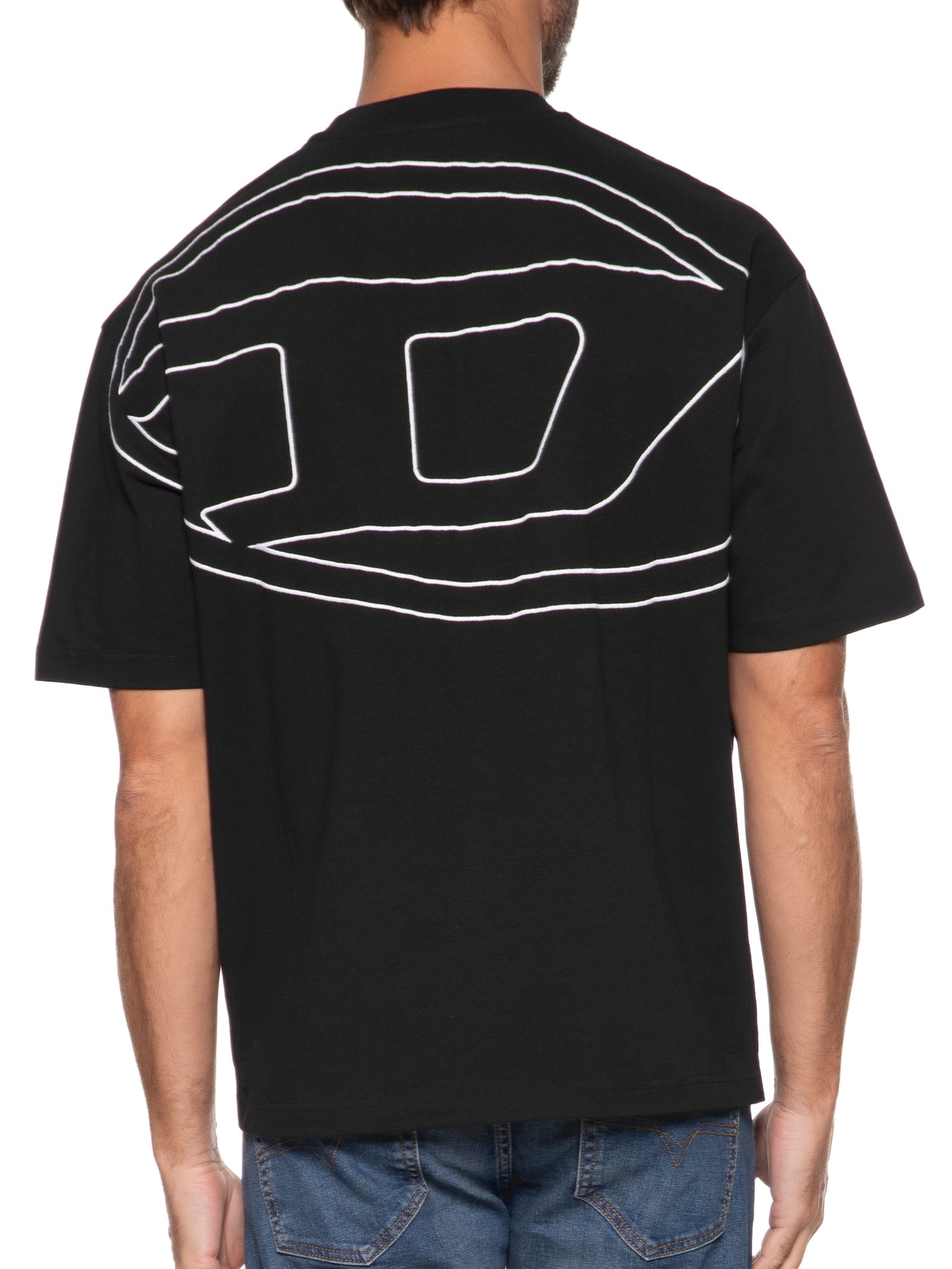 Camiseta Masculina Boggy-Megoval-D Preto Diesel