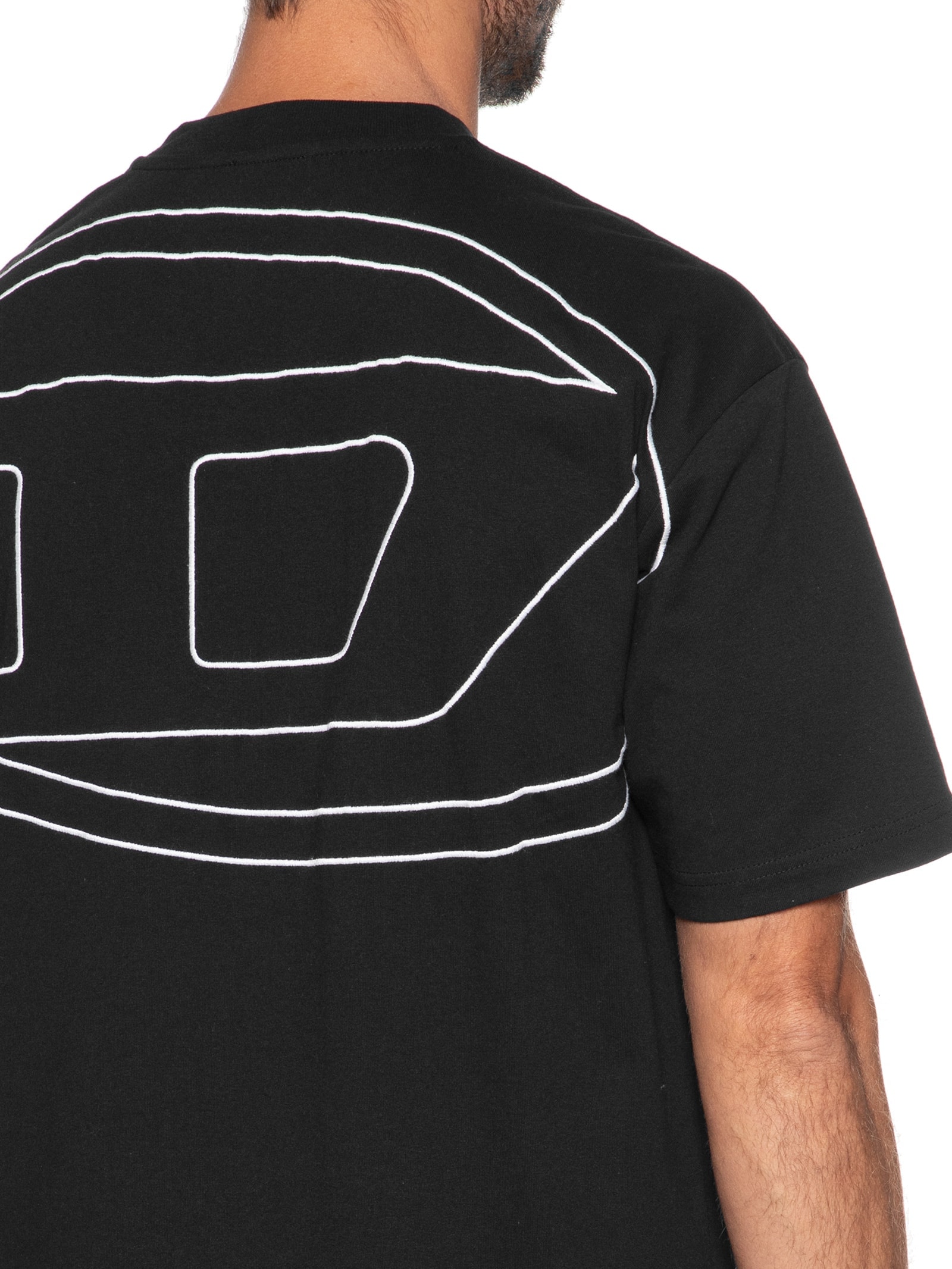 Camiseta Masculina Boggy-Megoval-D Preto Diesel