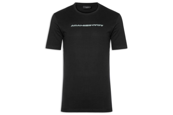 Camiseta Masculina Bold Espelhado - Preto