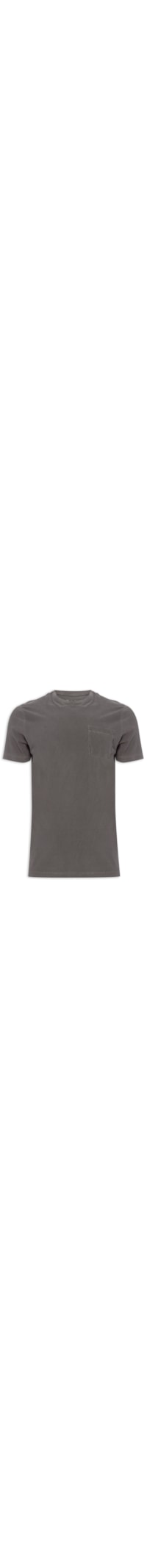 Camiseta Masculina Bolso Fxtn - Cinza