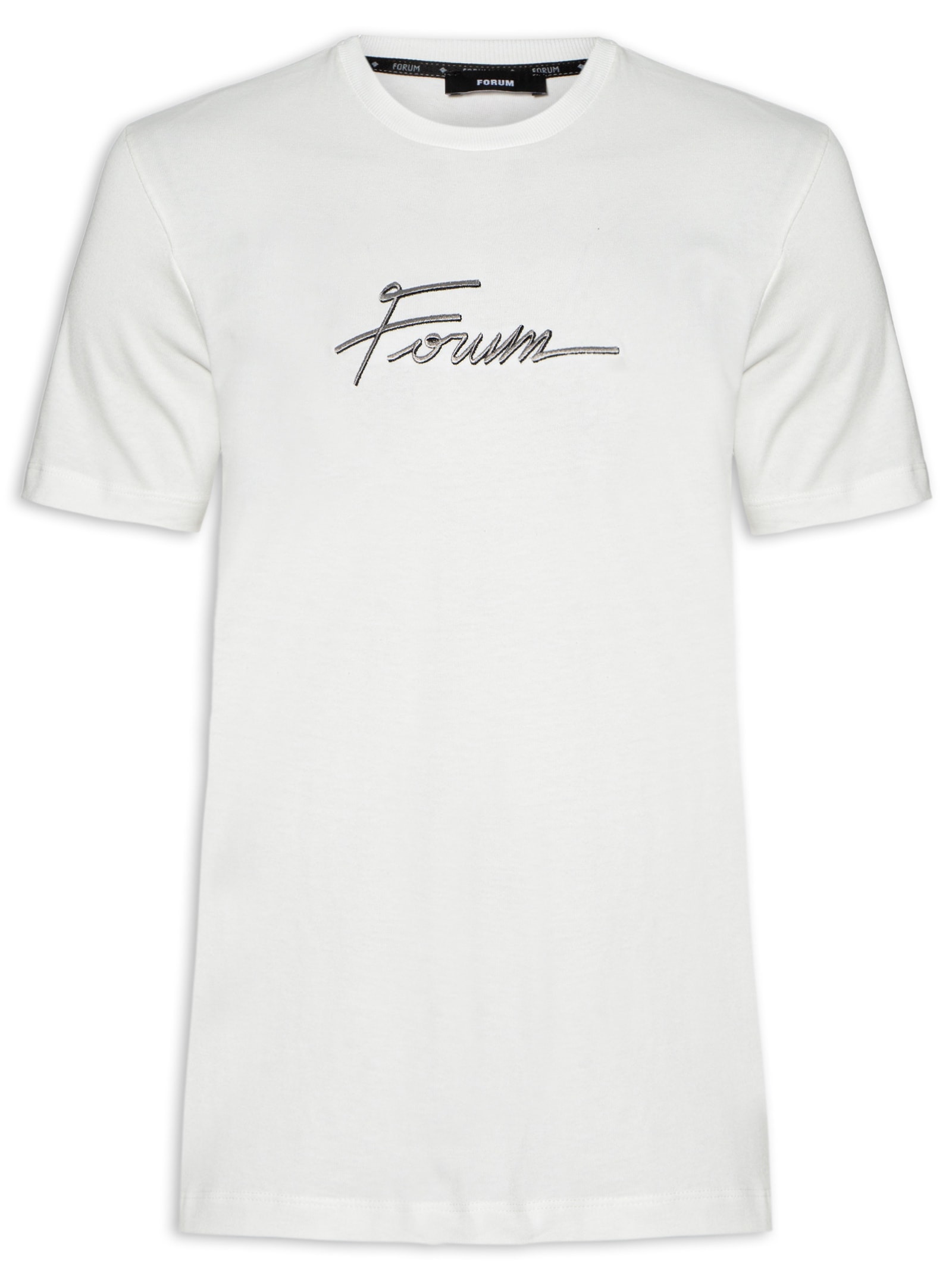 Camiseta Masculina Bordada Off White Forum
