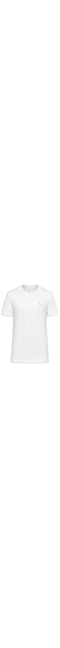Camiseta Masculina Bordado Pica Pau Com Caixa Presenteável – Branco