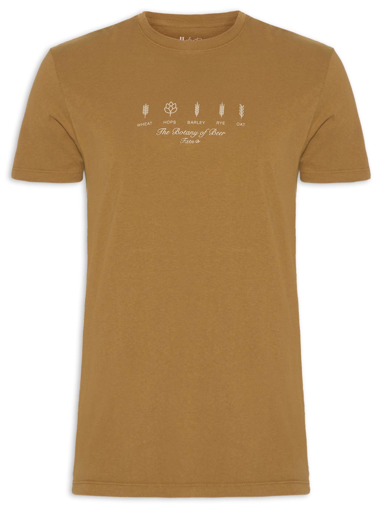 Camiseta Masculina Botany Of Beer Marrom Foxton