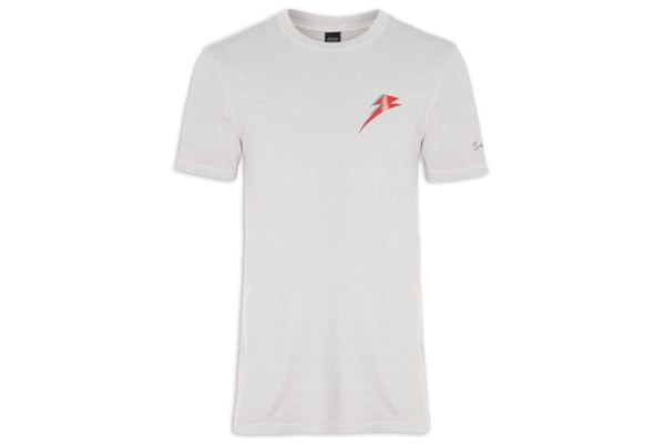 Camiseta Masculina Bowie Lightning - Cinza