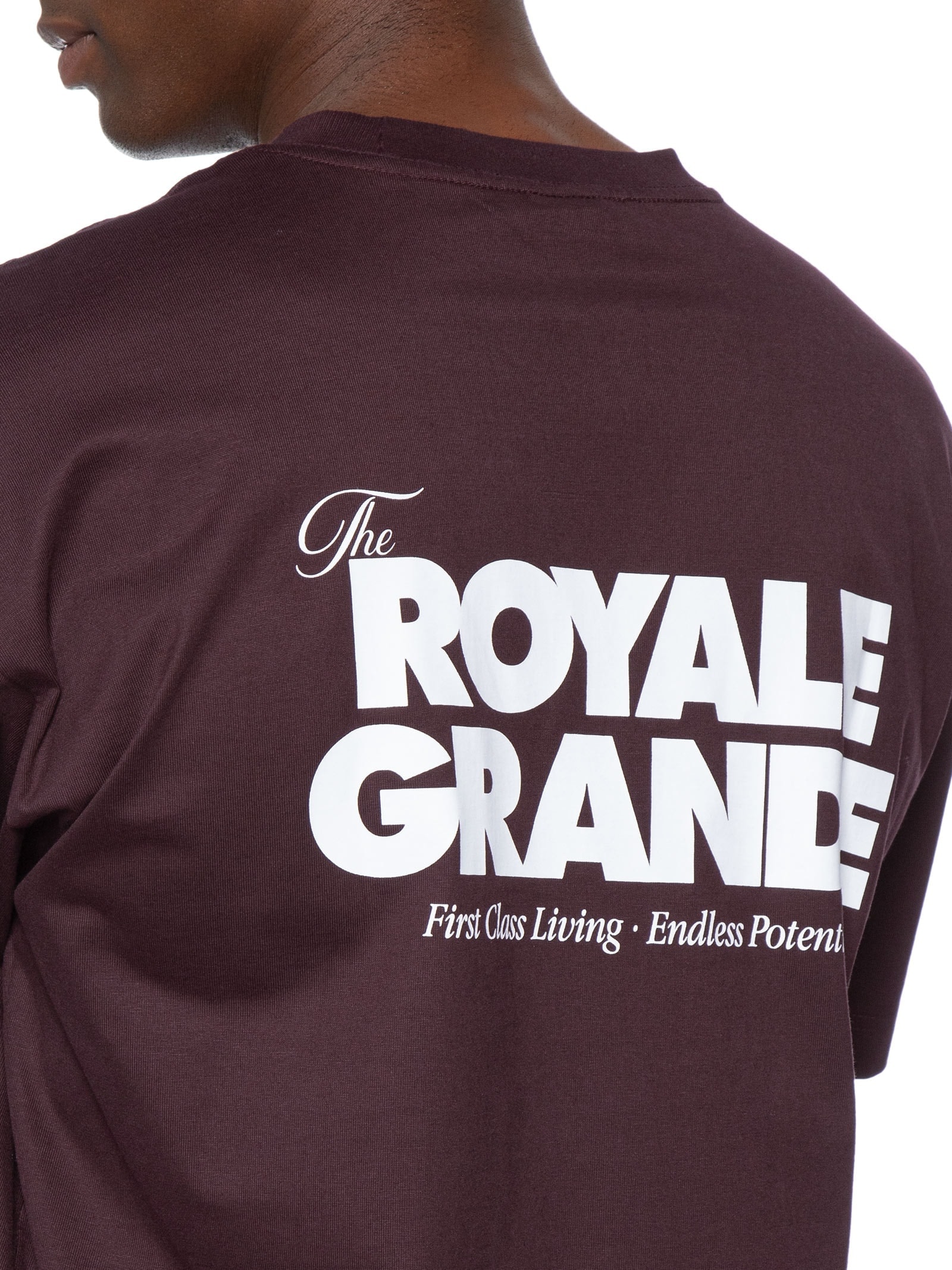 Camiseta Masculina Box Fit Text Vermelho Cotton On