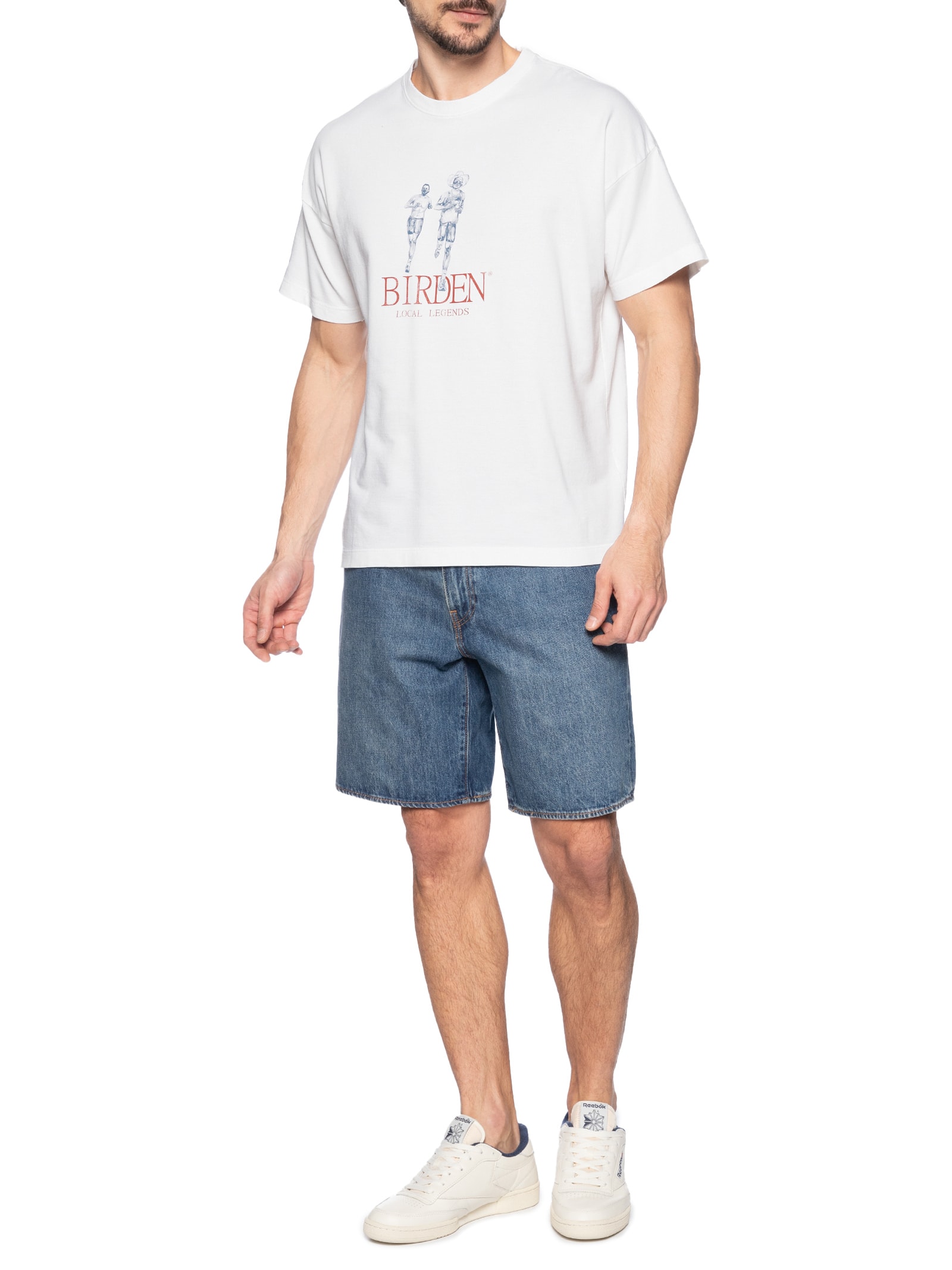 Camiseta Masculina Boxy Local Legends Branco Birden