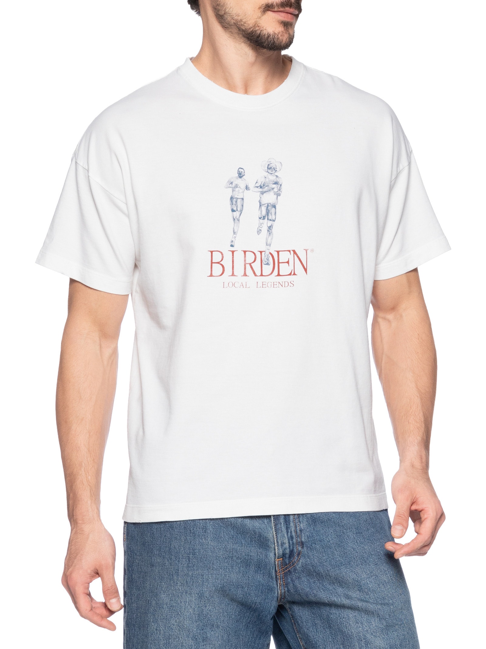 Camiseta Masculina Boxy Local Legends Branco Birden
