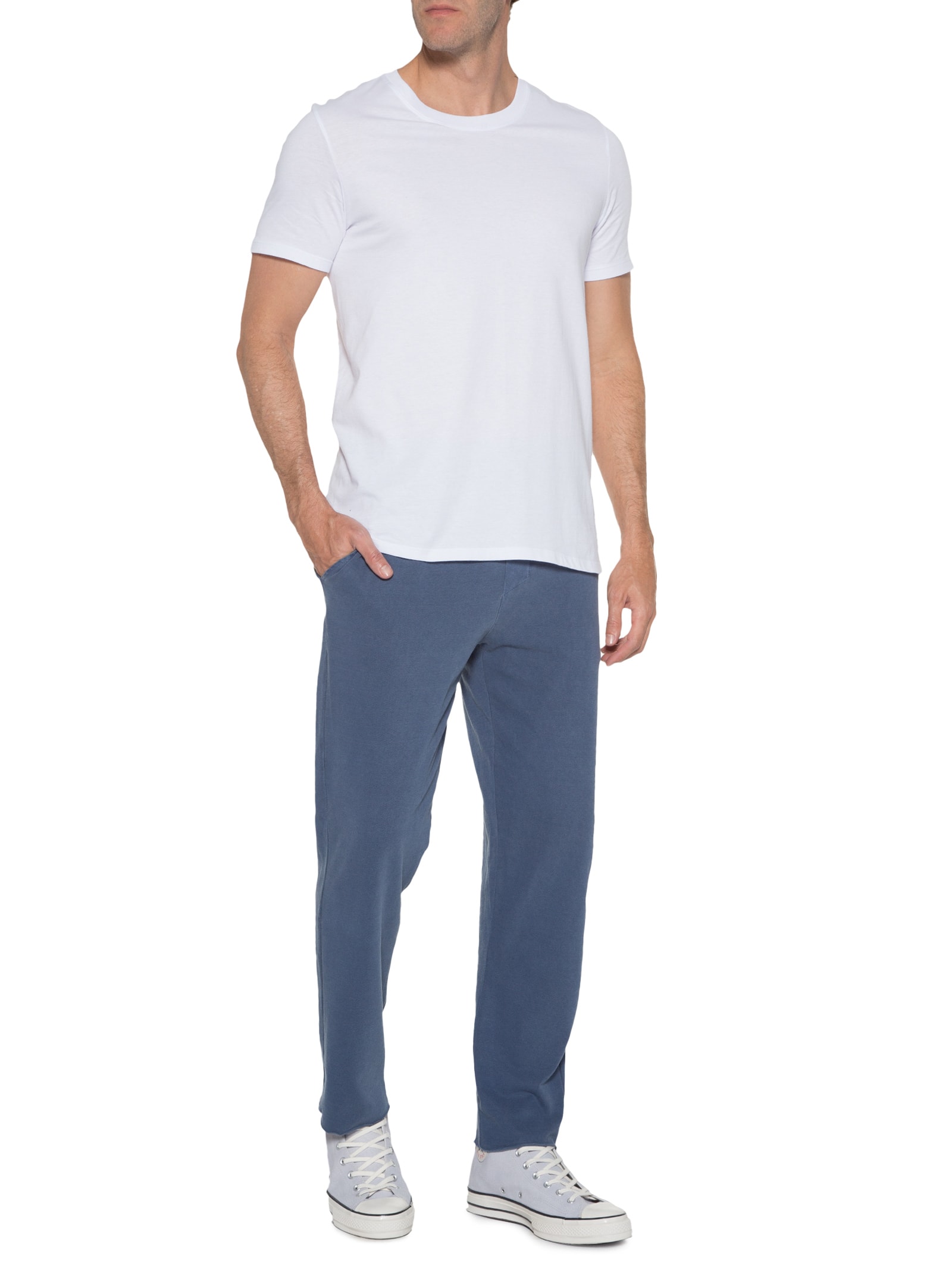 Camiseta Masculina Branco Hering