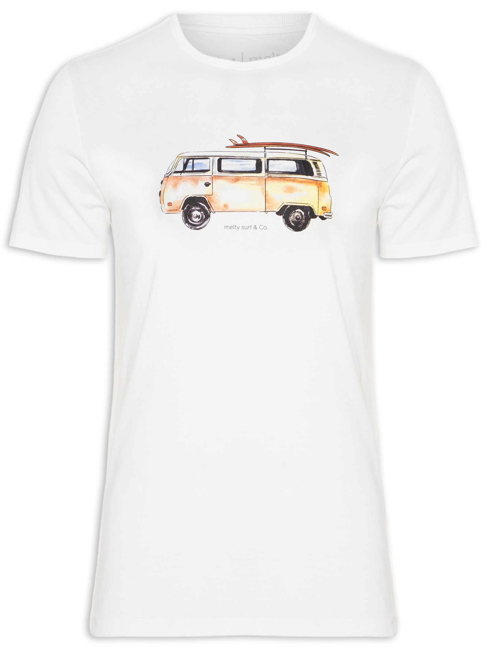 Camiseta Masculina Branco Melty Rj