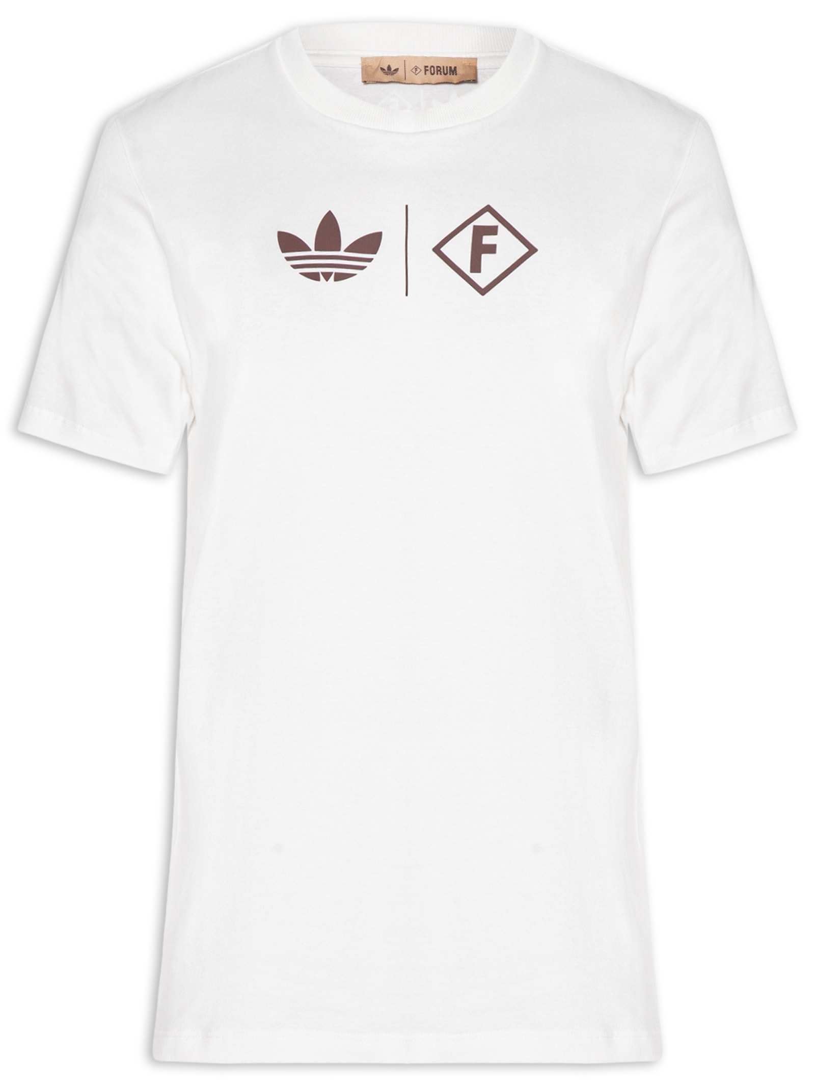 Camiseta Masculina Branco Forum + Adidas