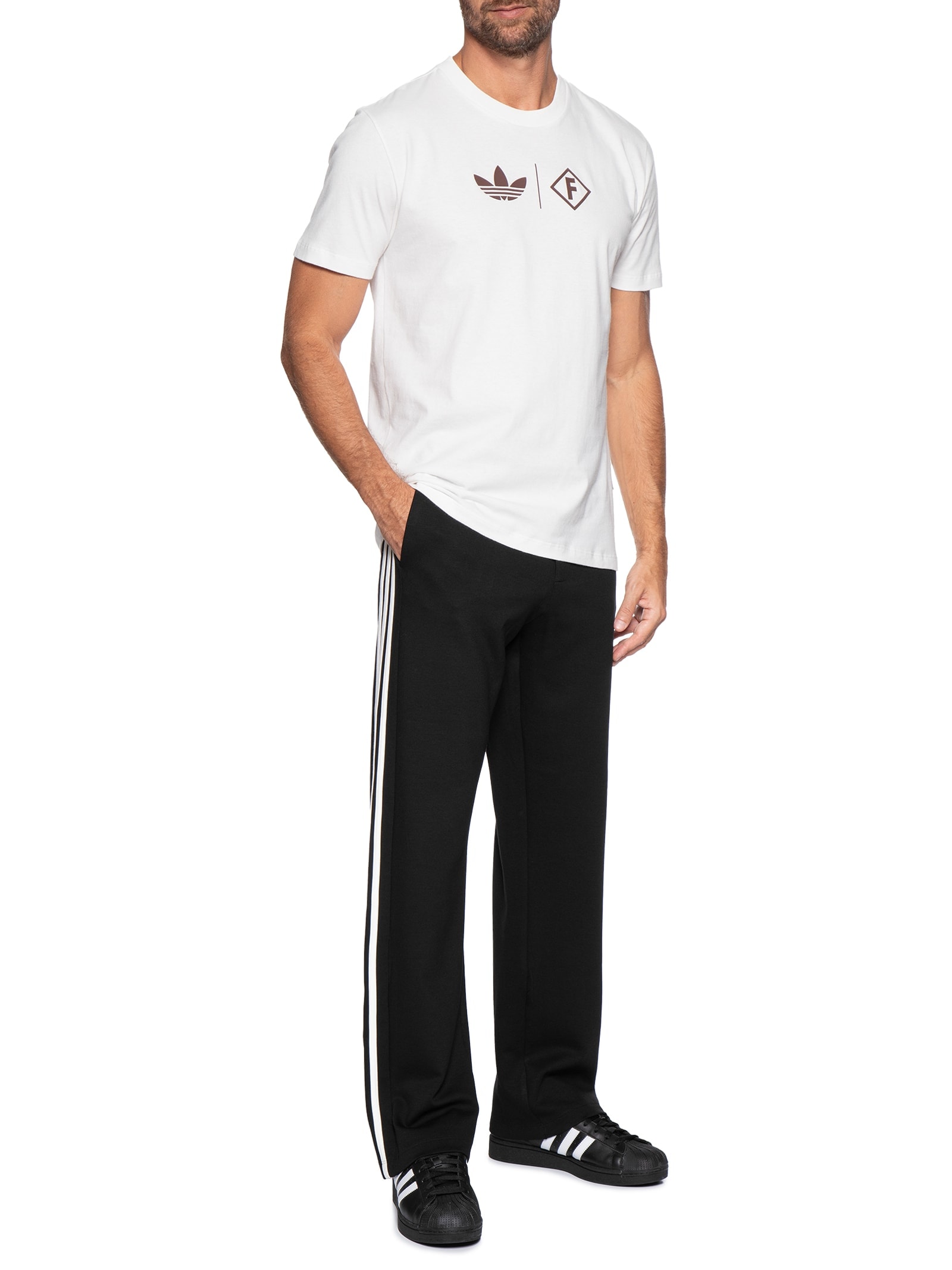 Camiseta Masculina Branco Forum + Adidas
