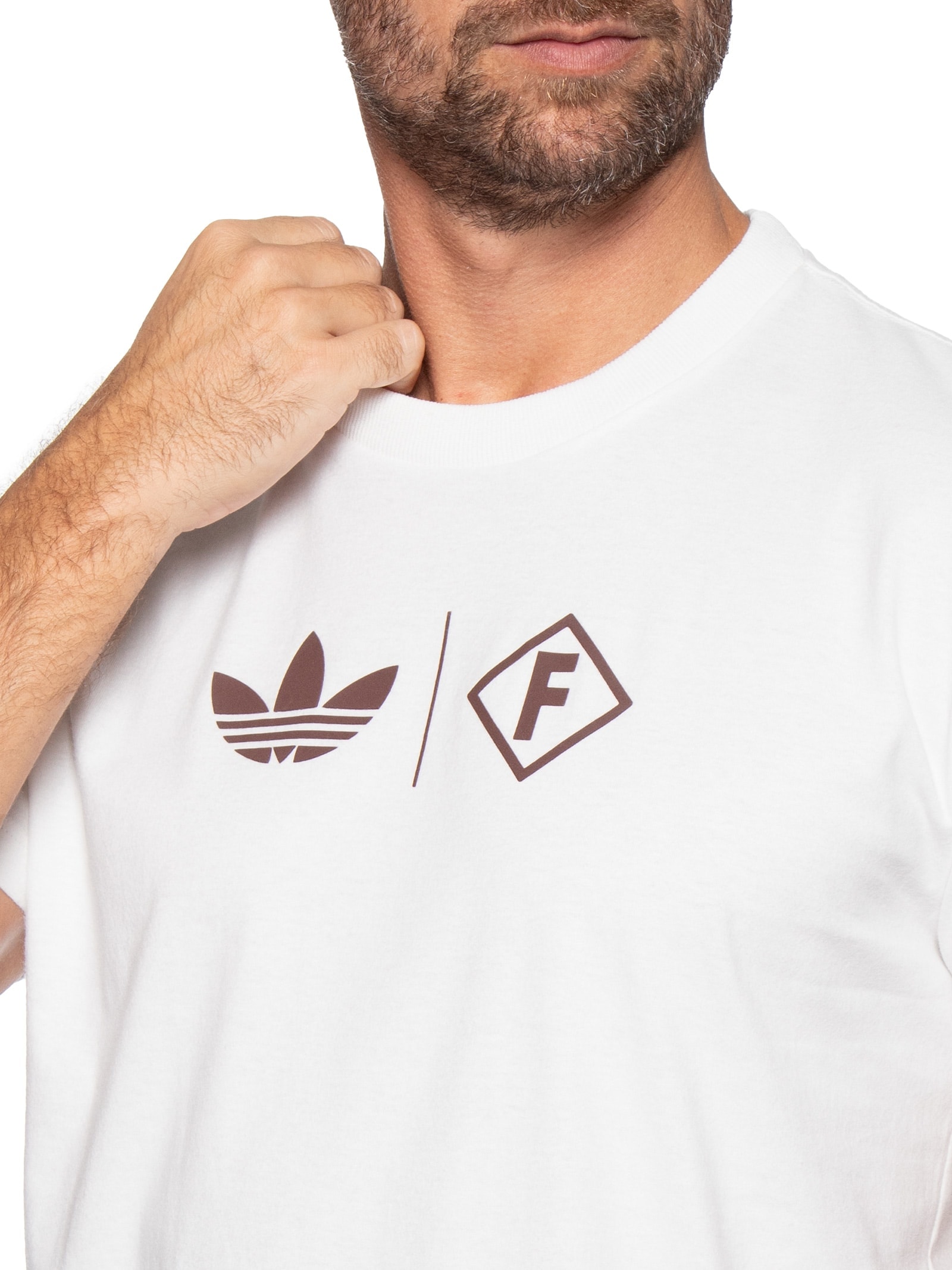 Camiseta Masculina Branco Forum + Adidas