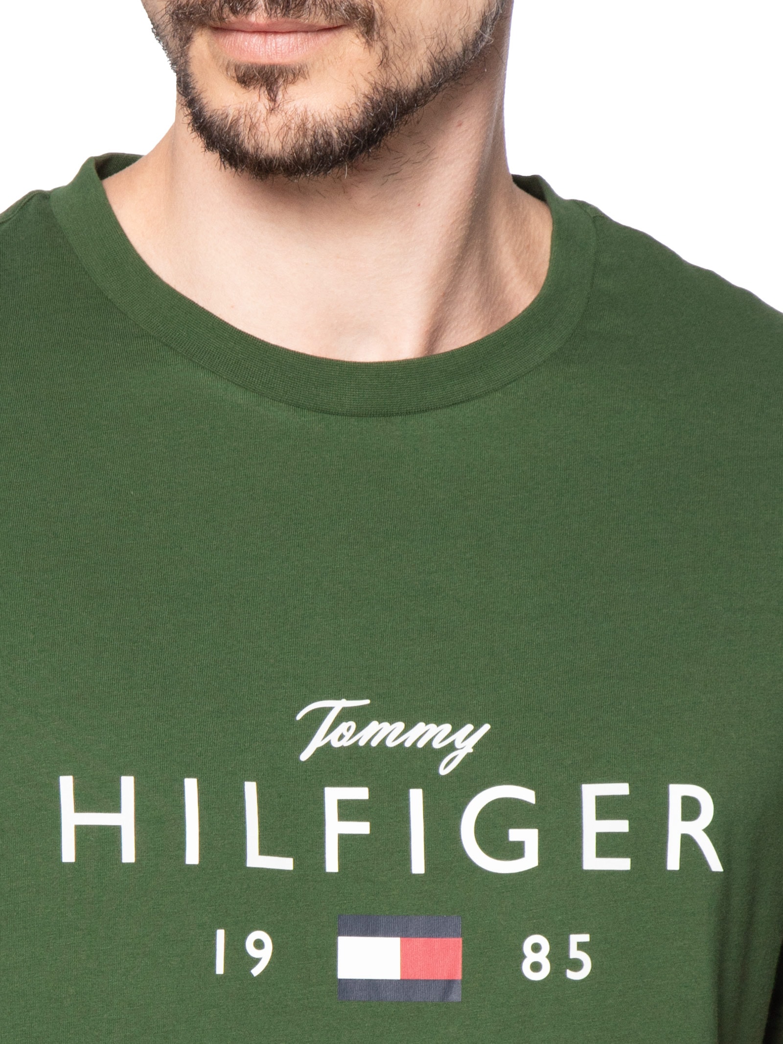 Camiseta Masculina Brand Love Big Verde Tommy Hilfiger
