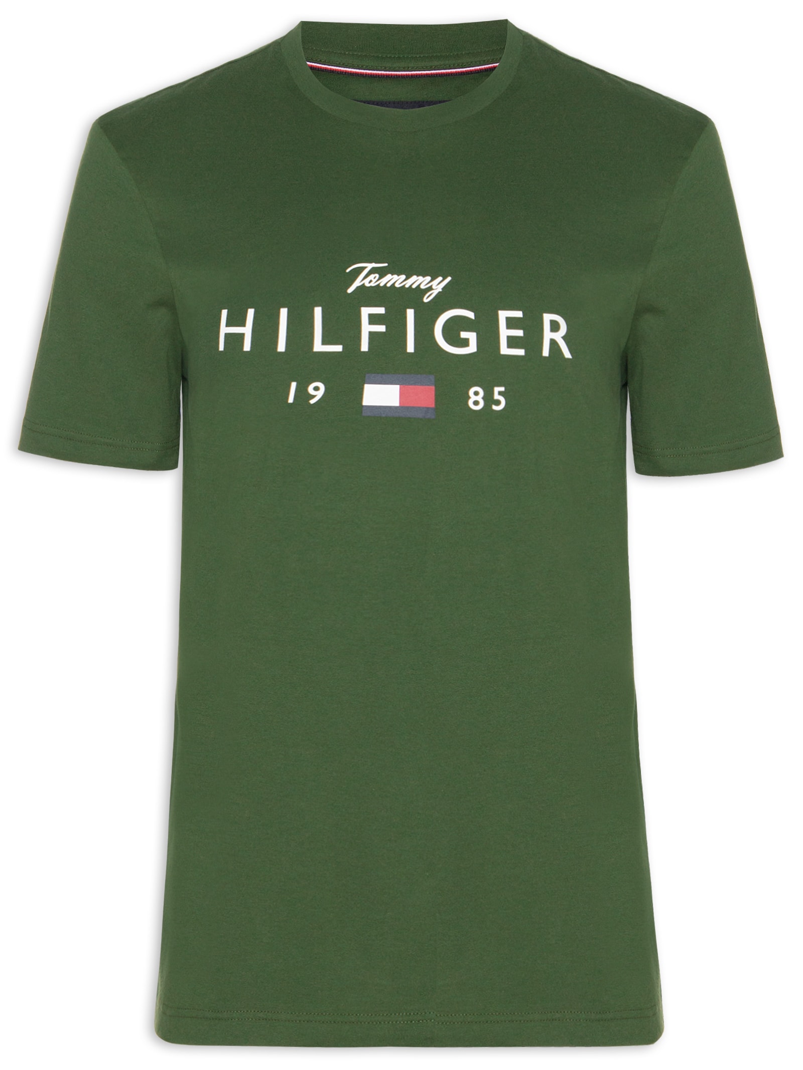 Camiseta Masculina Brand Love Big Verde Tommy Hilfiger