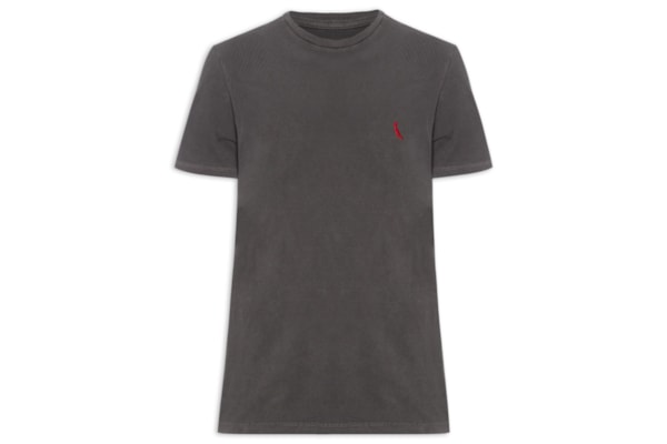 Camiseta Masculina Brasa Stoned - Cinza
