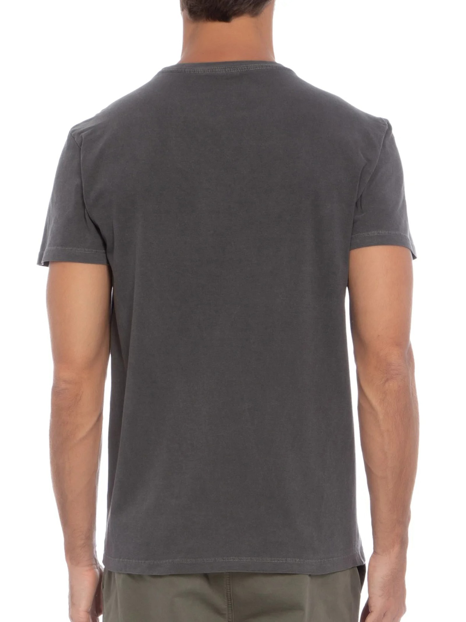 Camiseta Masculina Brasa Stoned Cinza Reserva