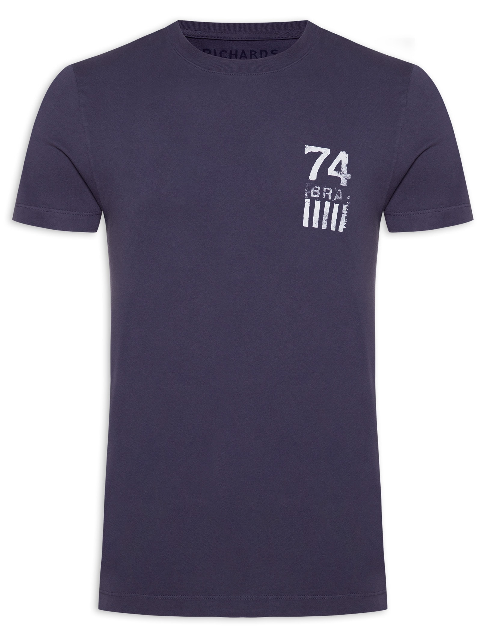 Camiseta Masculina Brasão Cup Roxo Richards