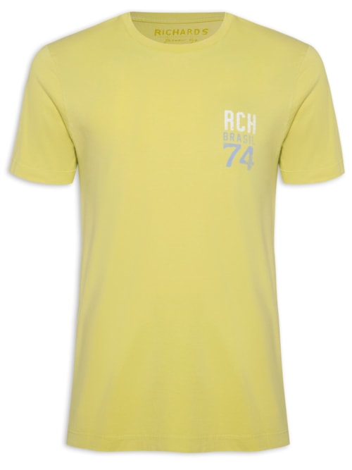 Camiseta Masculina Brasil Cup – Amarelo