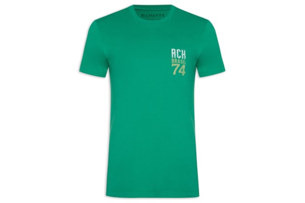 Camiseta Masculina Brasil Cup - Verde