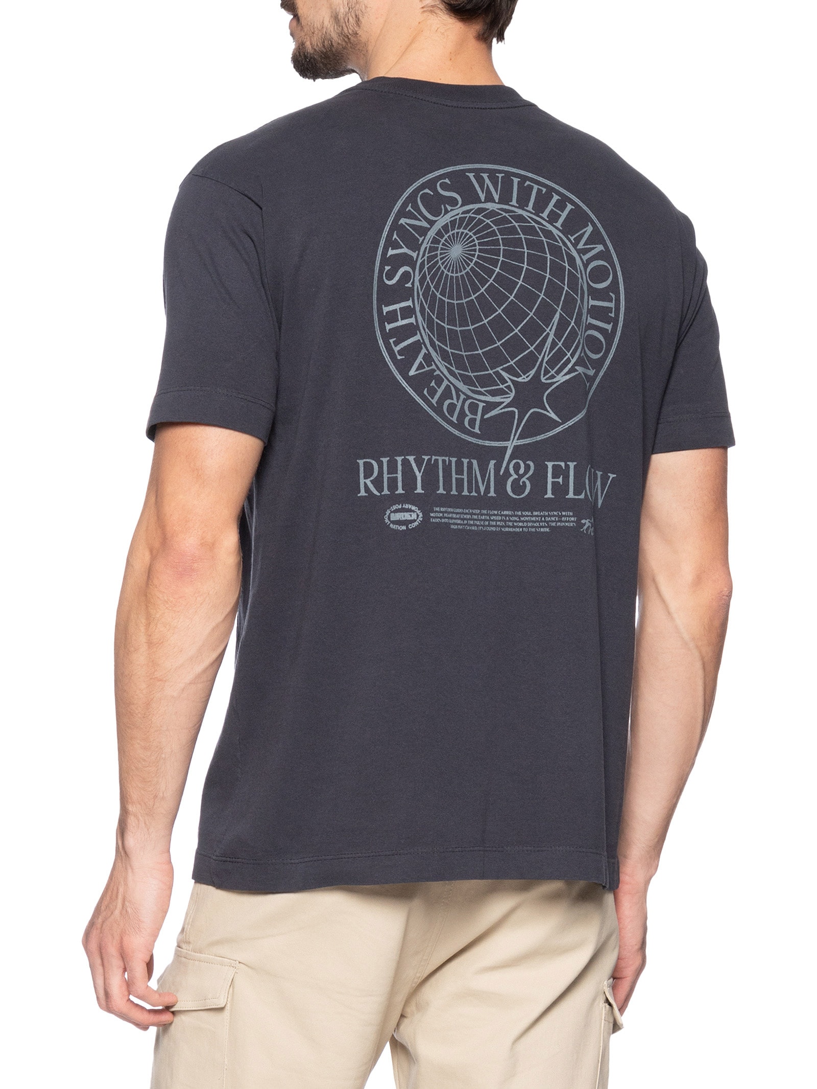 Camiseta Masculina Breacth Syncs Azul Birden