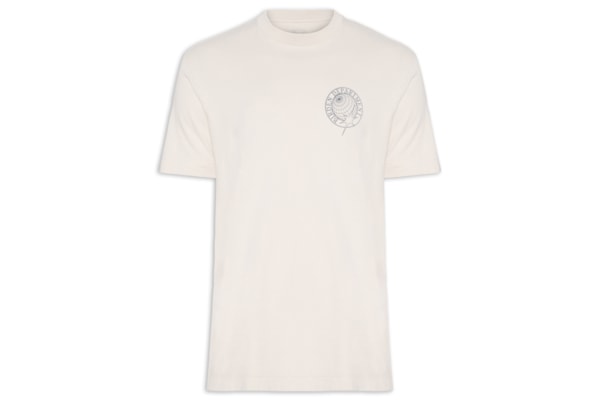 Camiseta Masculina Breath Syncs - Bege