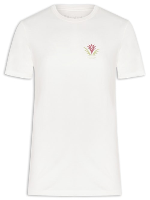 Camiseta Masculina Bromelia II – Branco