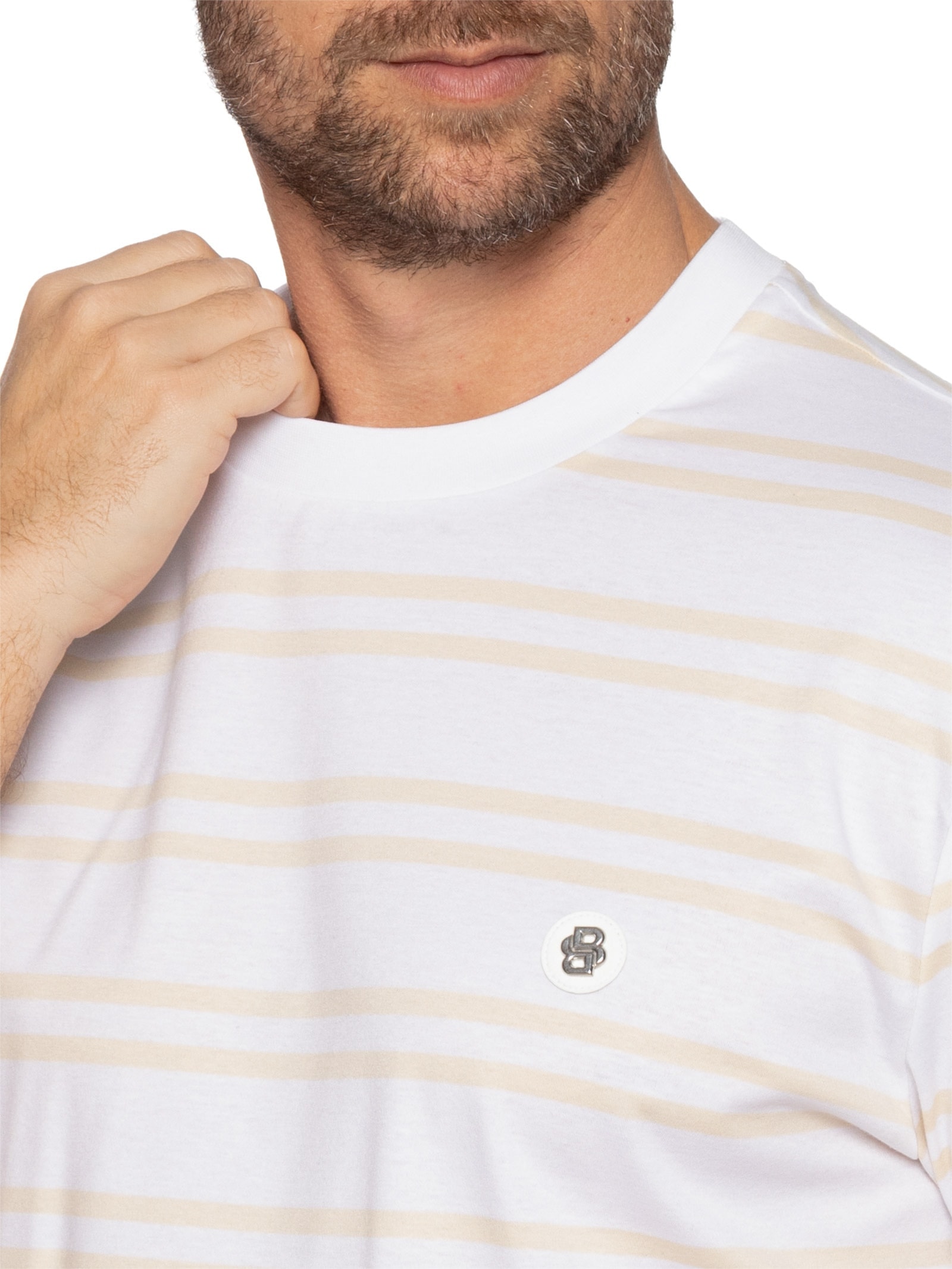 Camiseta Masculina C-Taut Off White Boss