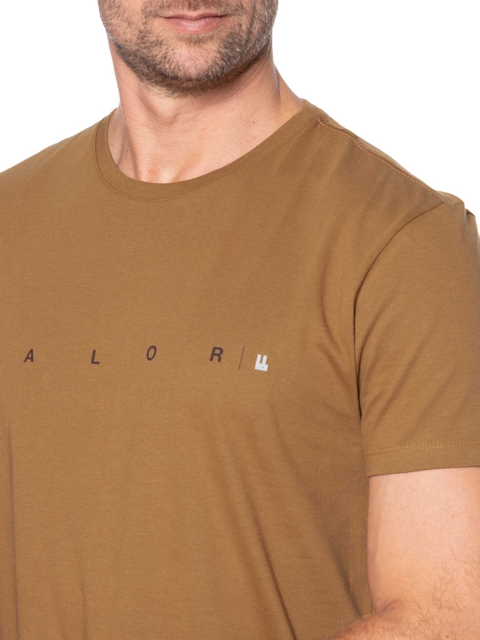 Camiseta Masculina Calor Bege Foxton