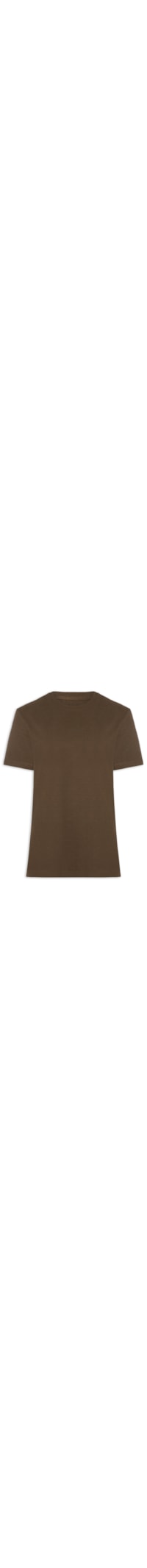 Camiseta Masculina Canelado Pure Soft - Marrom