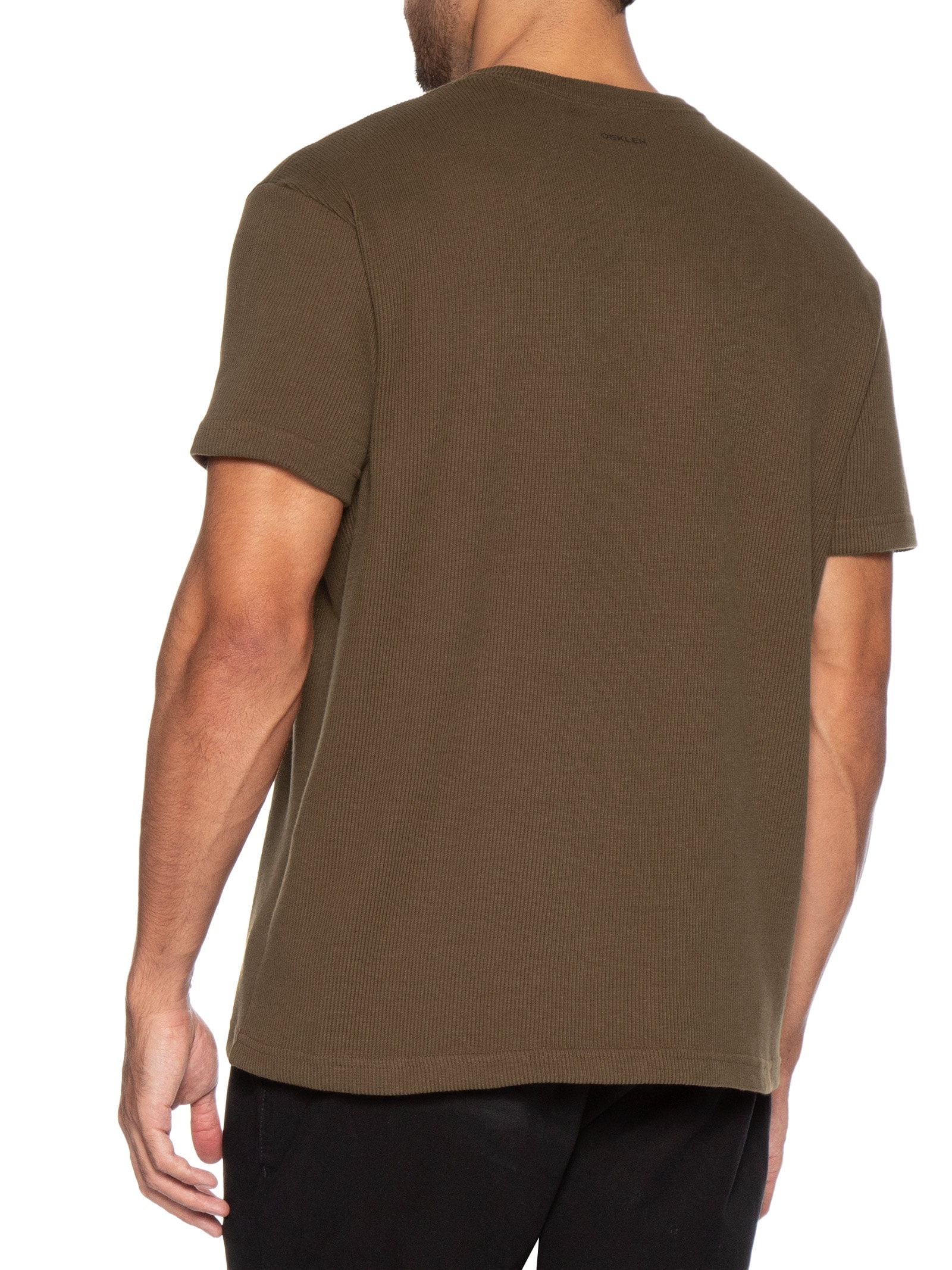 Camiseta Masculina Canelado Pure Soft Marrom Osklen