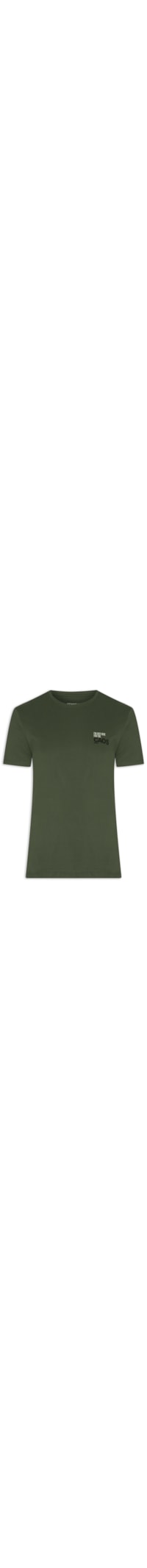 Camiseta Masculina Caos - Verde