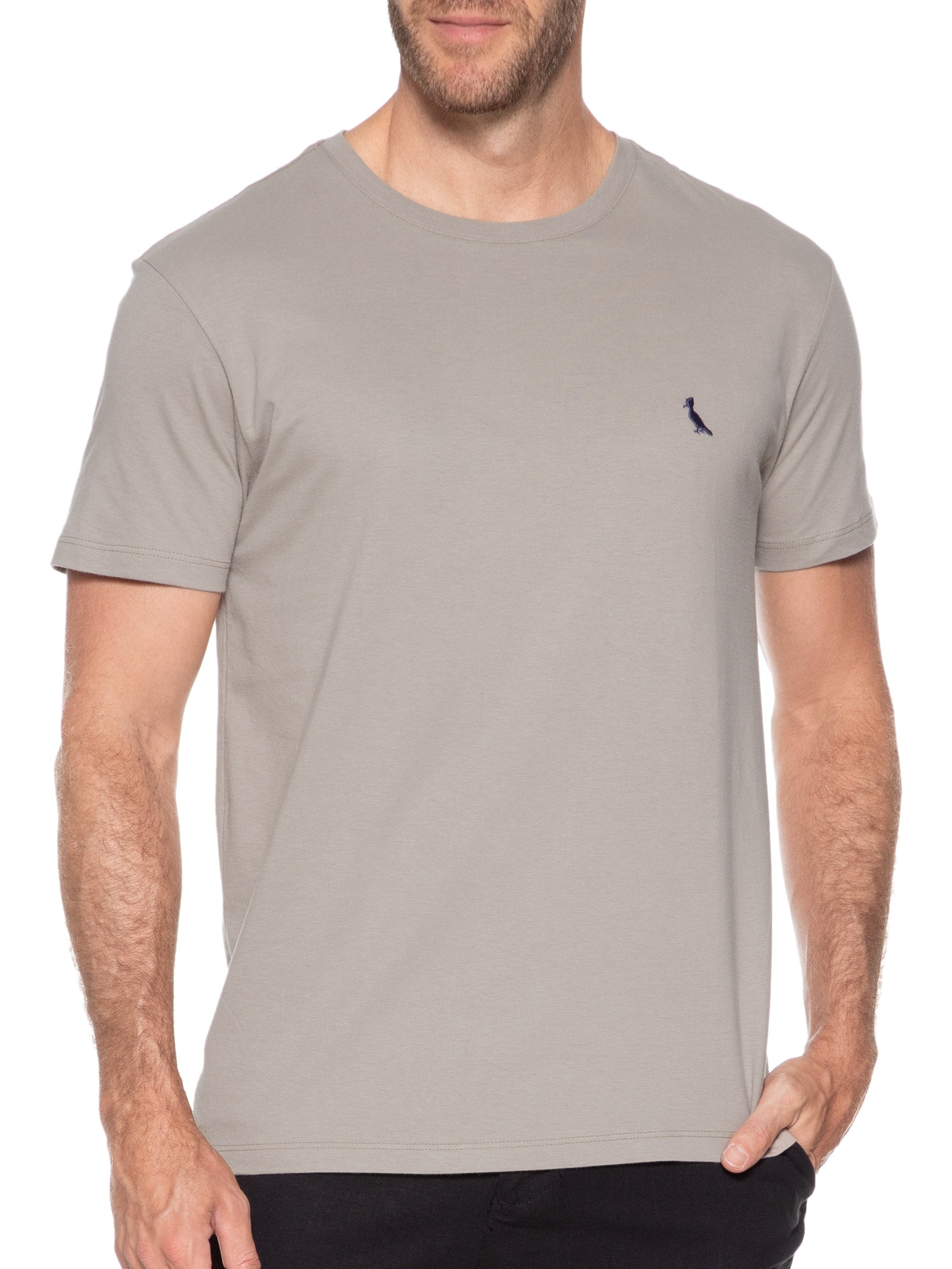 Camiseta Masculina Careca Cinza Reserva