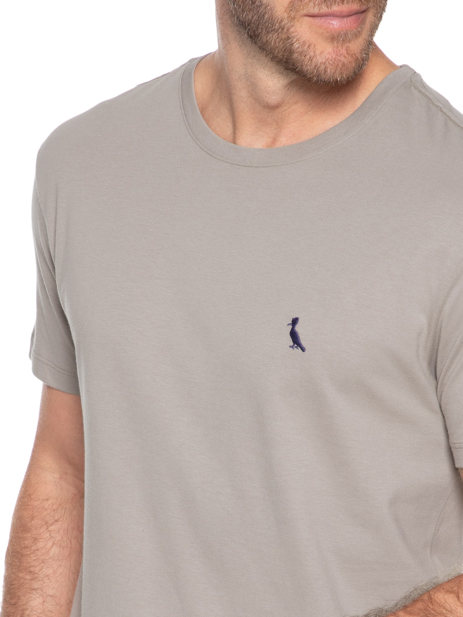 Camiseta Masculina Careca Cinza Reserva