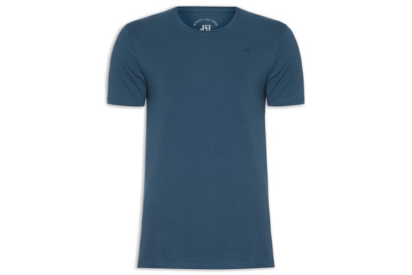 Camiseta Masculina Careca Stretch - Azul