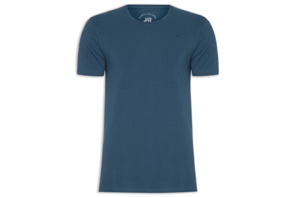 Camiseta Masculina Careca Stretch - Azul