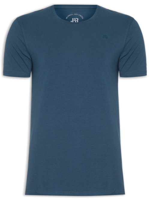 Camiseta Masculina Careca Stretch – Azul
