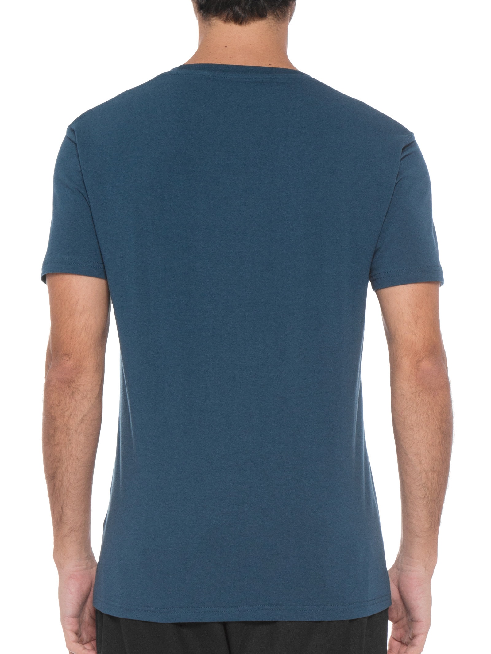 Camiseta Masculina Careca Stretch Azul Jab