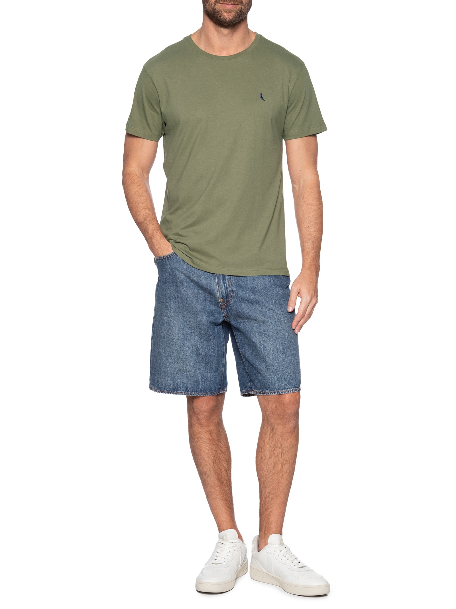 Camiseta Masculina Careca Verde Reserva