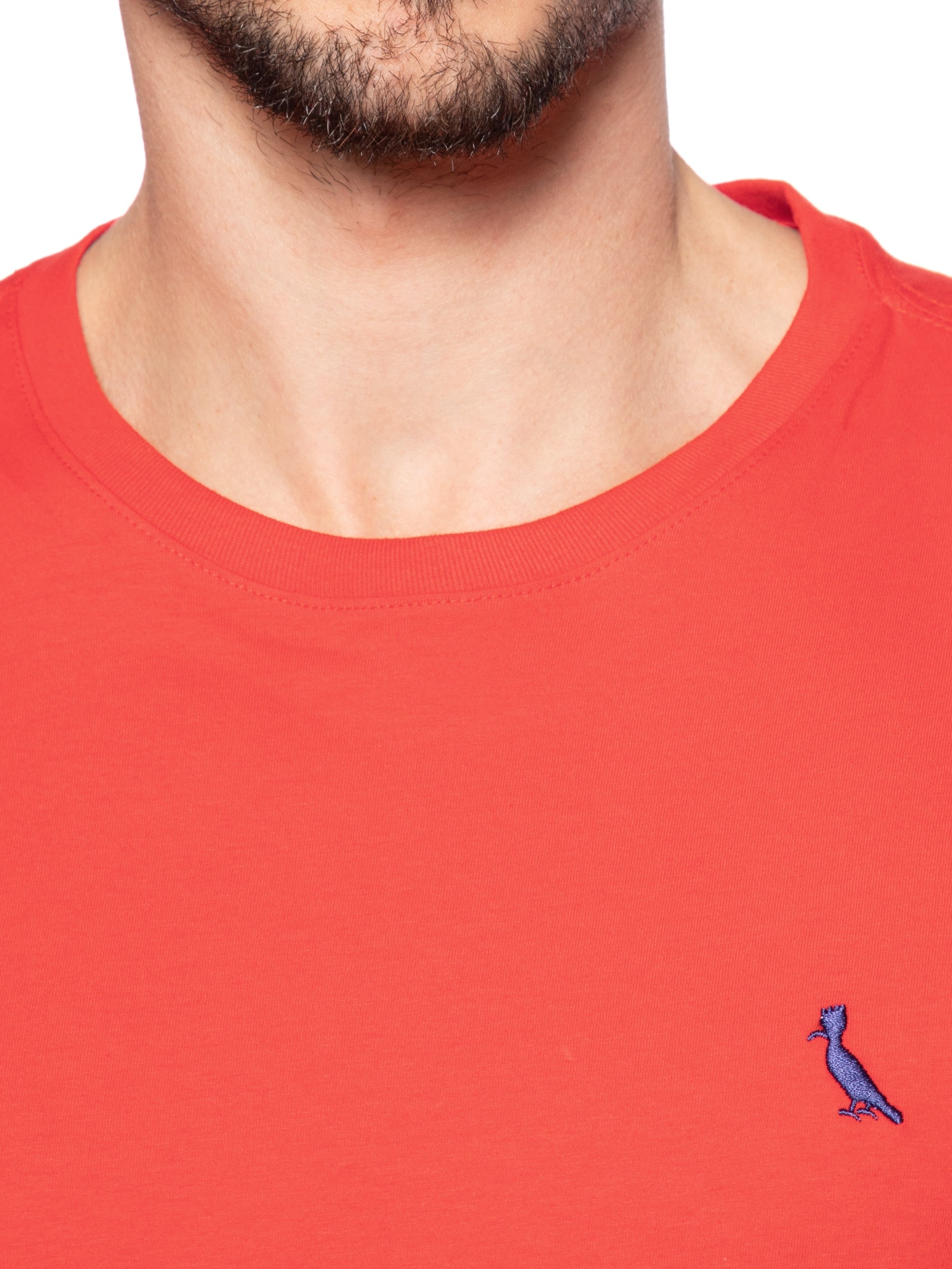 Camiseta Masculina Careca Vermelho Reserva