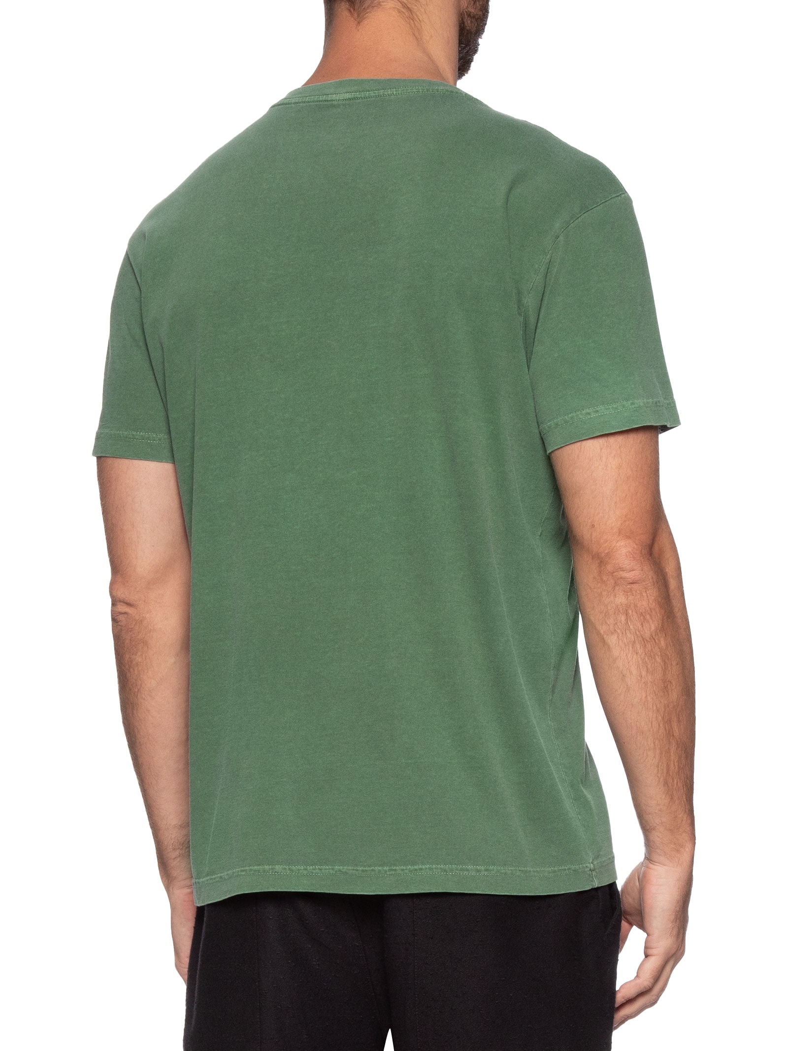 Camiseta Masculina Carimbo Manga Curta Verde Osklen