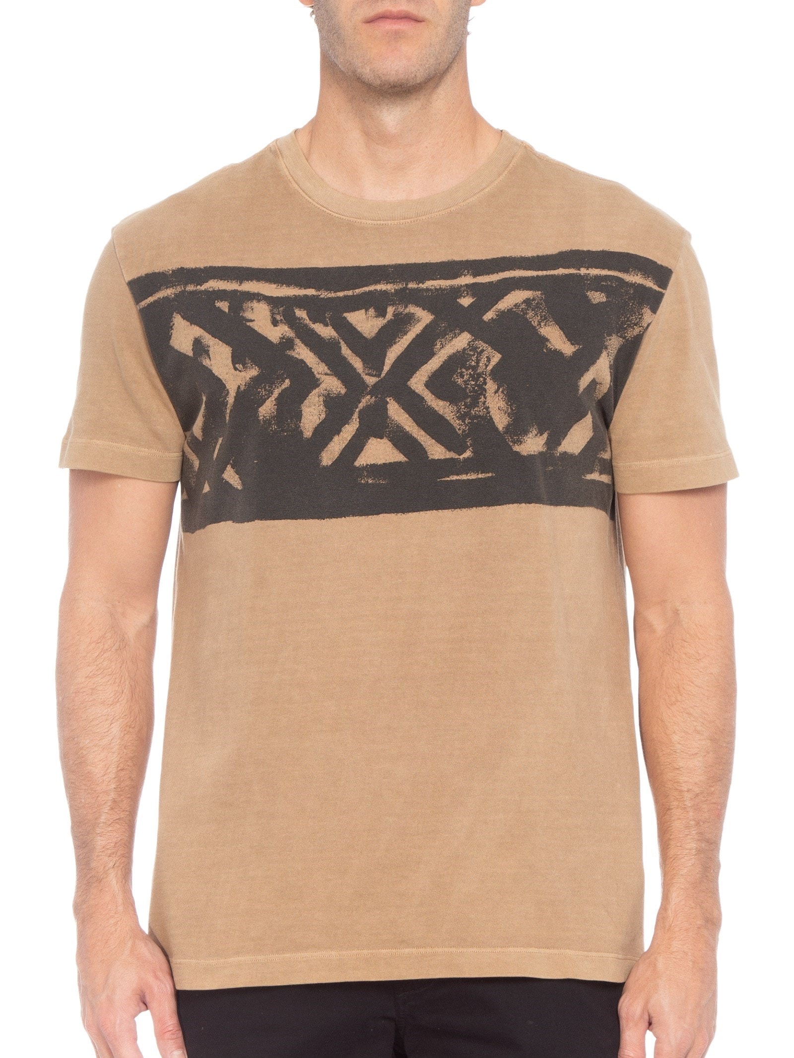 Camiseta Masculina Cestaria Marrom Osklen