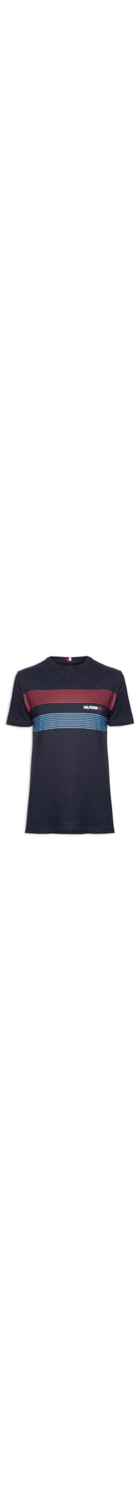 Camiseta Masculina Chest Hilfiger 85 - Azul