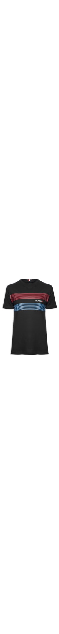 Camiseta Masculina Chest Hilfiger 85 - Preto