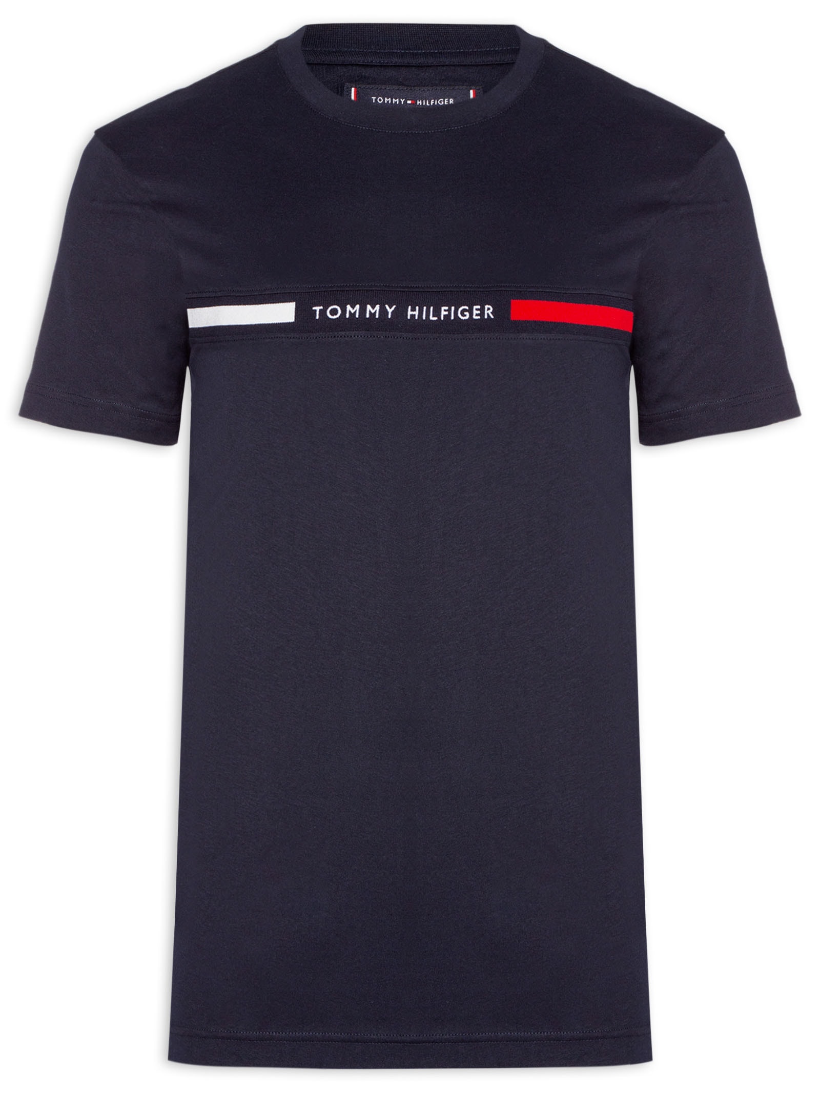EcoMonty⭐︎⭐︎ Tommy Hilfiger - Camiseta Masculina Chest Insert Tee - Azul