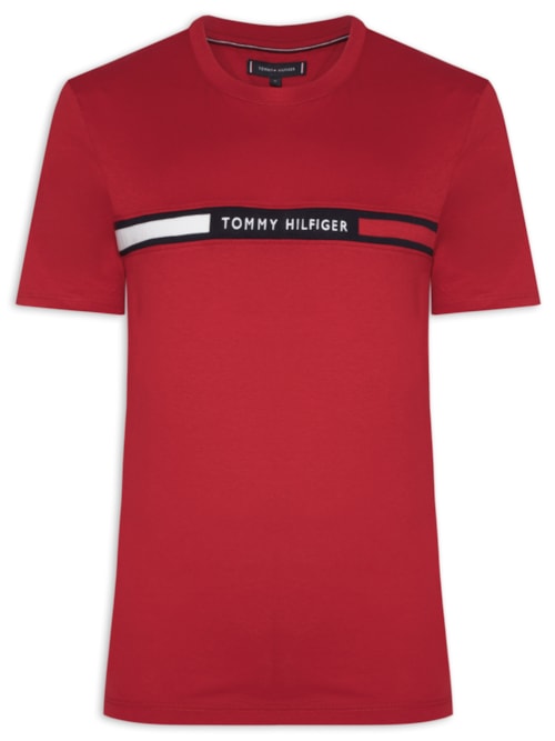 Camiseta Masculina Chest Insert Tee – Vermelho