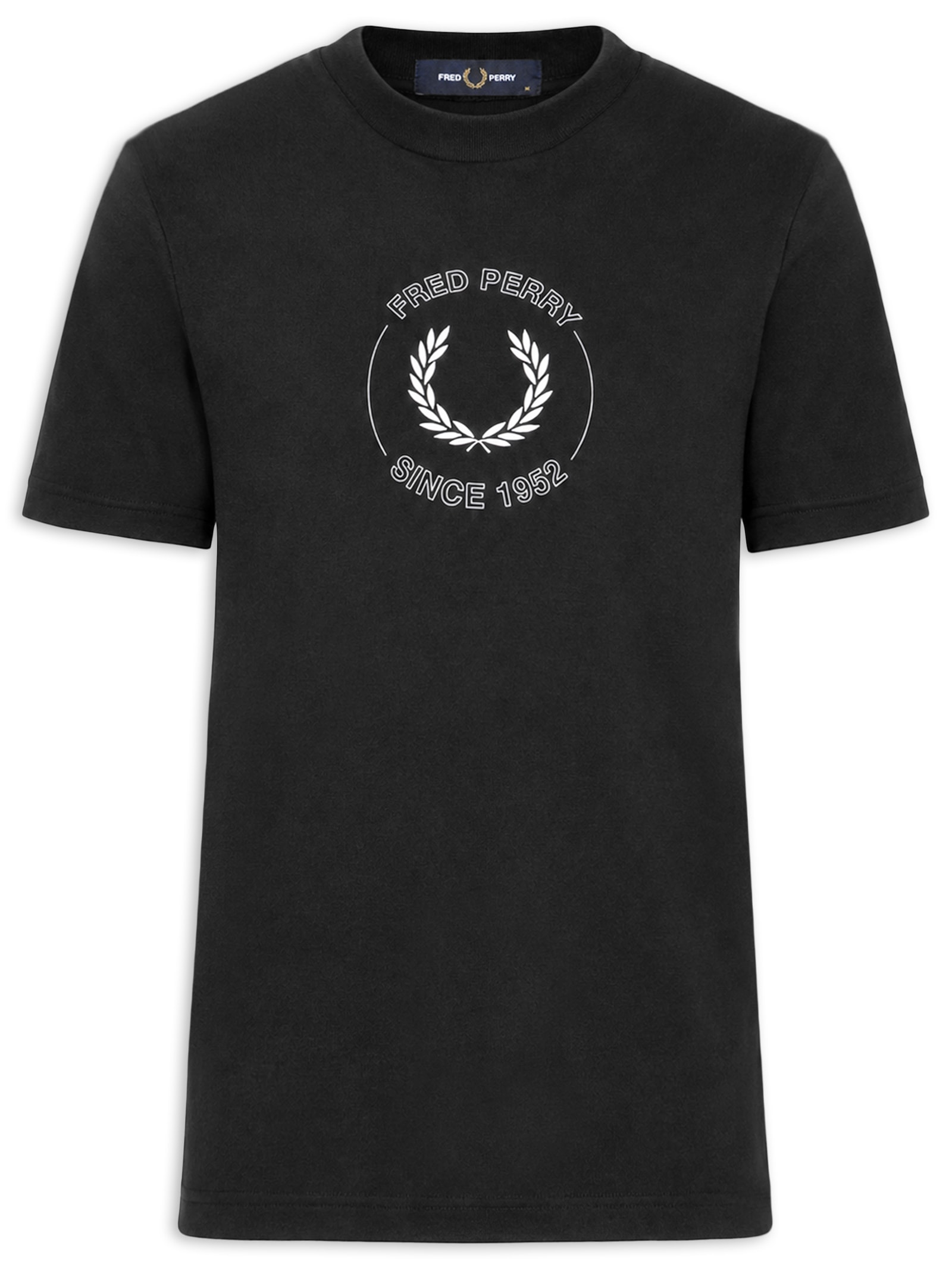 Camiseta Masculina Circle Graphic Preto Fred Perry
