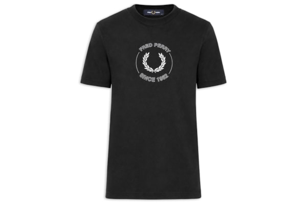 Camiseta Masculina Circle Graphic - Preto