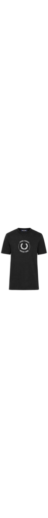 Camiseta Masculina Circle Graphic - Preto