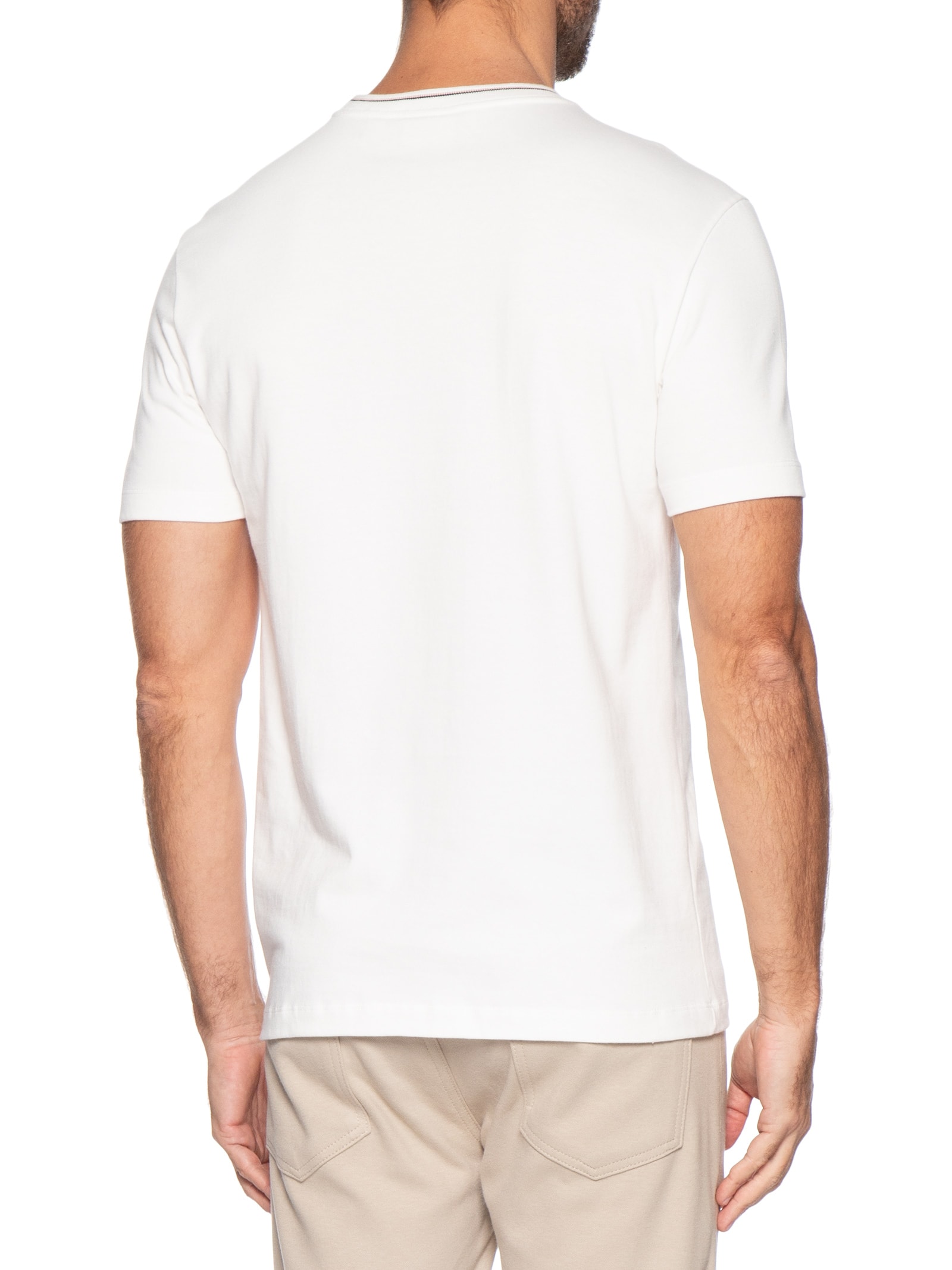 Camiseta Masculina CK Malhão Branco Calvin Klein