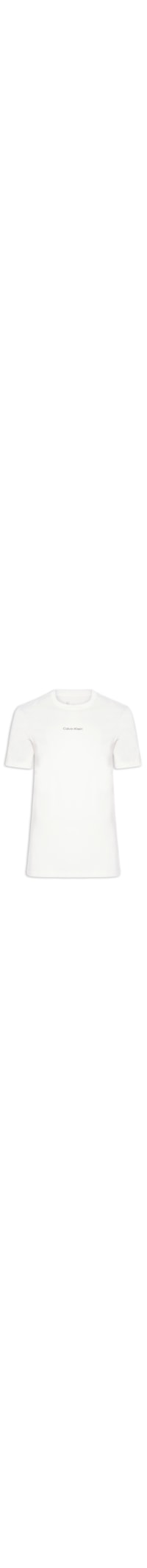 Camiseta Masculina Ck Nano Logo - Branco